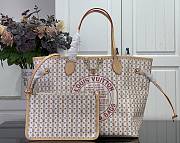 Colestore Louis Vuitton Neverfull MM LV Stamp Nude Rose 47 x 28 x 14 cm - 1