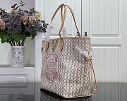 Colestore Louis Vuitton Neverfull MM LV Stamp Nude Rose 47 x 28 x 14 cm - 2