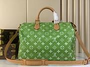 Colestore Louis Vuitton Speedy P9 Bandoulière 40 Monogram Leaf Ostrich leather 40 x 26 x 23 cm - 5