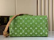 Colestore Louis Vuitton Speedy P9 Bandoulière 40 Monogram Leaf Ostrich leather 40 x 26 x 23 cm - 2
