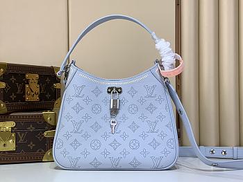 Colestore Louis Vuitton All Around PM Bleu Olympe Perforated Mahina 25 x 20 x 6 cm 