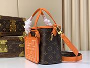 Colestore Louis Vuitton Neverfull Bandoulière Inside Out BB Monogram Orange 16.5 x 11 x 26.5cm - 3