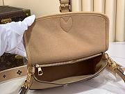 Colestore Louis Vuitton Diane Monogram Empreinte Leather Camel Beige 24 x 15 x 9 cm - 3