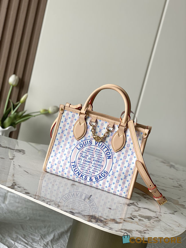 Colestore Louis Vuitton  LV Stamp OnTheGo PM Blue 25 x 19 x 11.5 cm - 1