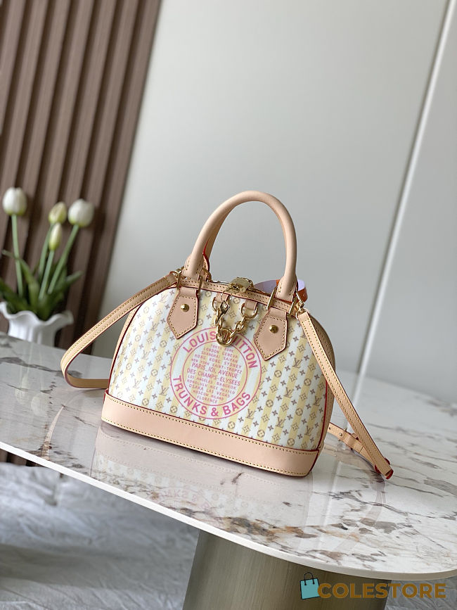 Colestore Louis Vuitton LV Stamp Alma BB Banana 23.5 x 17.5 x 11.5 cm - 1