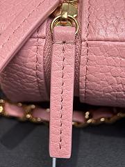 Colestore Chanel Large Vanity with chain Grained Calfskin & Gold-Tone Metal  Pink 15 x 23 x 5cm - 4