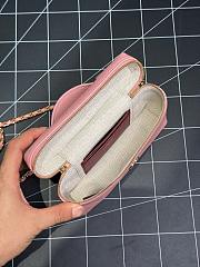 Colestore Chanel Large Vanity with chain Grained Calfskin & Gold-Tone Metal  Pink 15 x 23 x 5cm - 2