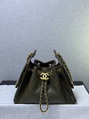 Colestore Chanel 25 Mini Handbag Grained Calfskin & Gold-Tone Metal Dark Olive 20x22x12.5cm - 1