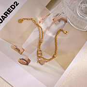 Colestore Dior Clair D Lune Bracelet Gold-Finish Metal and Sparkling Crystals - 4
