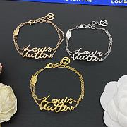 Colestore Louis Vuitton LV Script Bracelet - 1