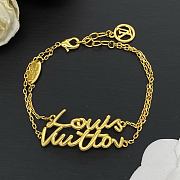 Colestore Louis Vuitton LV Script Bracelet - 6