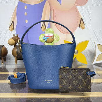 Colestore Louis Vuitton All In BB Bag Prussian Blue 16 x 18 x 12 cm