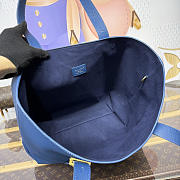 Colestore  Louis Vuitton Low Key Cabas MM  Prussian Blue 47 x 30 x 14cm - 6