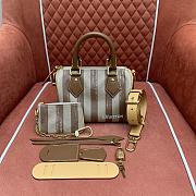 Colestore Louis Vuitton Speedy P9 Bandoulière 20 Camel Washed Stripes 22 x 14 x 17.5 cm - 1