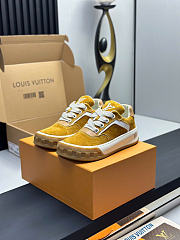 Colestore Louis Vuitton LV Tilted Sneaker Cognac Brown Suede calf leather - 1