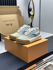 Colestore Louis Vuitton LV Tilted Sneaker Blue Denim - 1