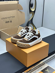 Colestore Louis Vuitton LV Tilted Sneaker Brown Suede calf leather - 1