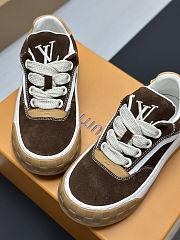 Colestore Louis Vuitton LV Tilted Sneaker Brown Suede calf leather - 2