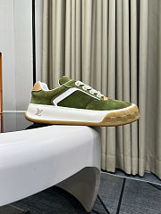 Colestore Louis Vuitton LV Tilted Sneaker Green Suede calf leather - 1