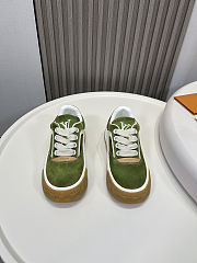 Colestore Louis Vuitton LV Tilted Sneaker Green Suede calf leather - 5