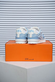 Colestore Louis Vuitton LV Trainer Sneaker Blue Canvas - 3