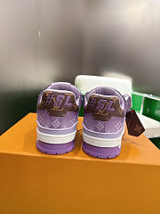 Colestore Louis Vuitton LV Trainer Sneaker Purple Monogram-printed canvas - 6