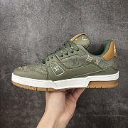 Colestore Louis Vuitton LV Trainer Sneaker Khaki Green - 5