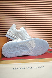 Colestore Louis Vuitton LV Trainer Sneaker White Grained calf leather - 6