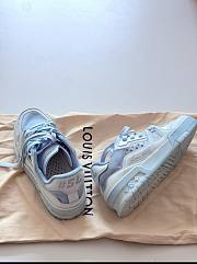 Colestore Louis Vuitton LV Trainer Sneaker Blue Mix of materials - 6