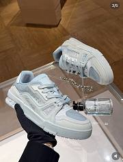 Colestore Louis Vuitton LV Trainer Sneaker Blue Mix of materials - 5