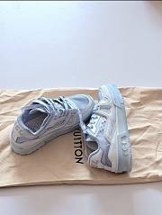 Colestore Louis Vuitton LV Trainer Sneaker Blue Mix of materials - 2