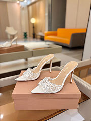 Colestore Gianvito Rossi Yvonne Mule White - 5