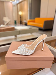 Colestore Gianvito Rossi Yvonne Mule White - 4