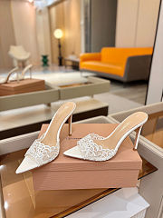 Colestore Gianvito Rossi Yvonne Mule White - 2
