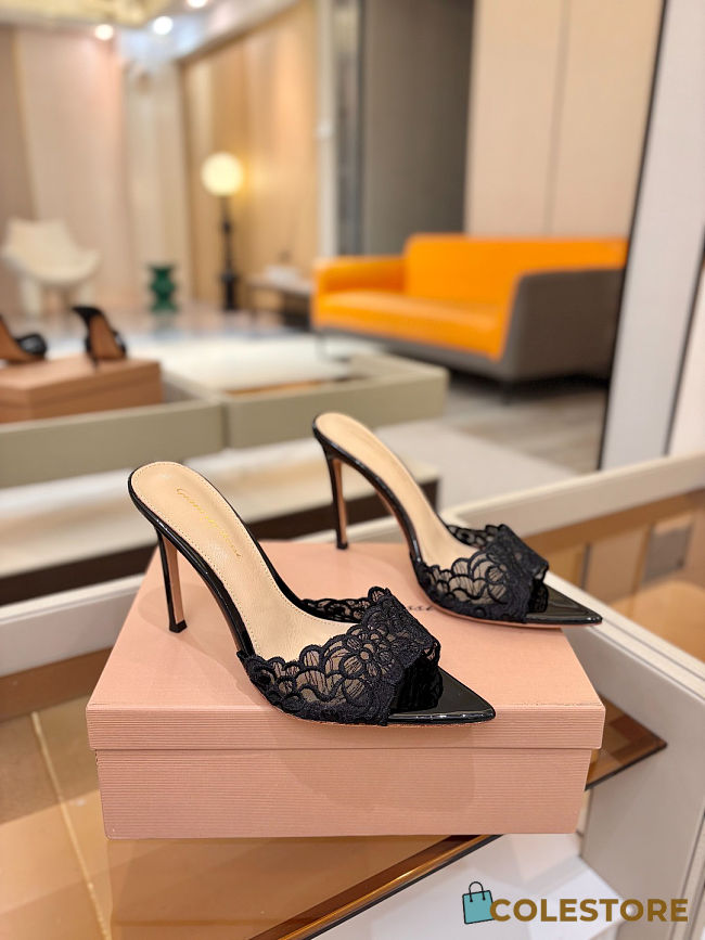 Colestore Gianvito Rossi Yvonne Mule Black - 1