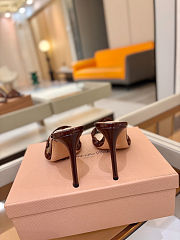 Colestore Gianvito Rossi Yvonne Mule Brown - 6