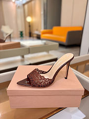 Colestore Gianvito Rossi Yvonne Mule Brown - 5