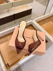 Colestore Gianvito Rossi Yvonne Mule Brown - 4