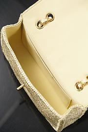 Colestore Chanel Small Coco Beach Small Flap Bag Light Gold Braided Raffia Gold Hardward 25.5x16x7cm - 6