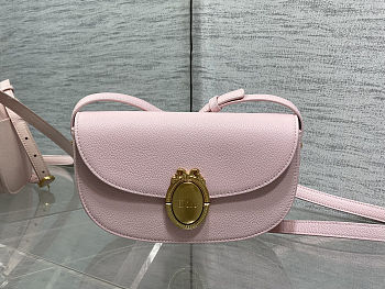 Colestore Dior Small Dior Médaillon Flap Bag Rose Tendre Grained Calfskin  21 x 12 x 5.5 cm