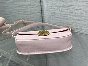 Colestore Dior Small Dior Médaillon Flap Bag Rose Tendre Grained Calfskin  21 x 12 x 5.5 cm - 5