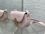 Colestore Dior Small Dior Médaillon Flap Bag Rose Tendre Grained Calfskin  21 x 12 x 5.5 cm - 2