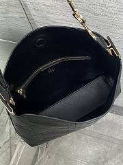 Colestore Dior Medium Diorly Bag Black Flat Cannage Calfskin 31.5 x 25 x 8 cm - 6
