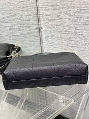 Colestore Dior Medium Diorly Bag Black Flat Cannage Calfskin 31.5 x 25 x 8 cm - 3
