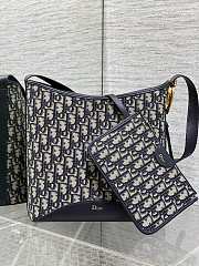 Colestore Dior Medium Dior Médaillon Bucket Bag Blue Dior Oblique Jacquard 26.5 x 26 x 15 cm - 1