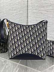 Colestore Dior Medium Dior Médaillon Bucket Bag Blue Dior Oblique Jacquard 26.5 x 26 x 15 cm - 5