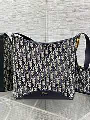 Colestore Dior Medium Dior Médaillon Bucket Bag Blue Dior Oblique Jacquard 26.5 x 26 x 15 cm - 2