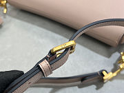 Colestore Dior Saddle Bag with Strap Blush Grained Calfskin  25.5 x 20 x 6.5 cm - 5