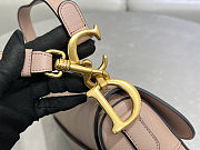 Colestore Dior Saddle Bag with Strap Blush Grained Calfskin  25.5 x 20 x 6.5 cm - 2