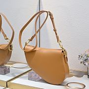 Colestore Dior Medium Soft Saddle Bag with Strap Camel Vintage Smooth Calfskin 24 x 20 x 7 cm - 3